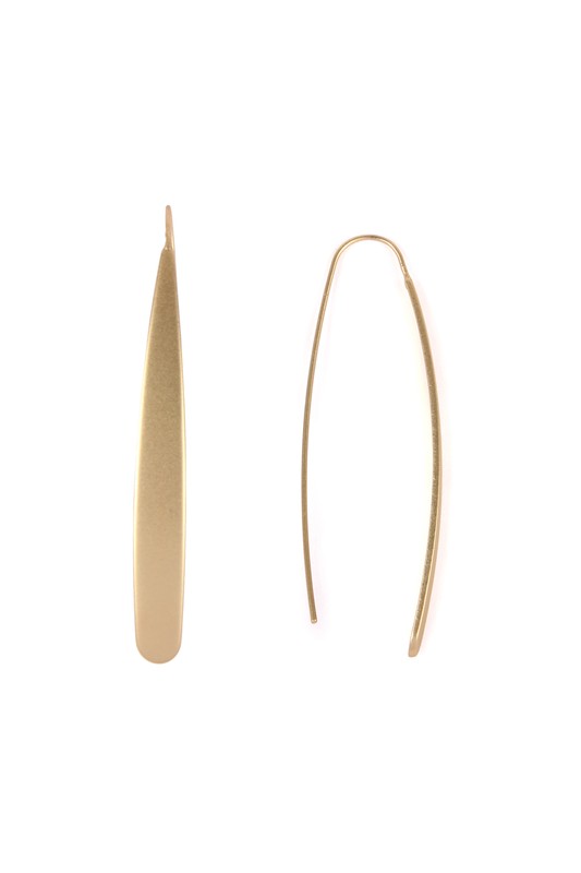 Matte gold threader Earrings