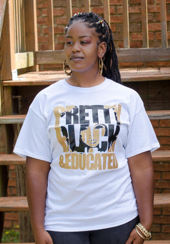 Black & Educated Short Sleeve women's T-shirt